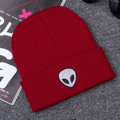 Alien street knitted hat